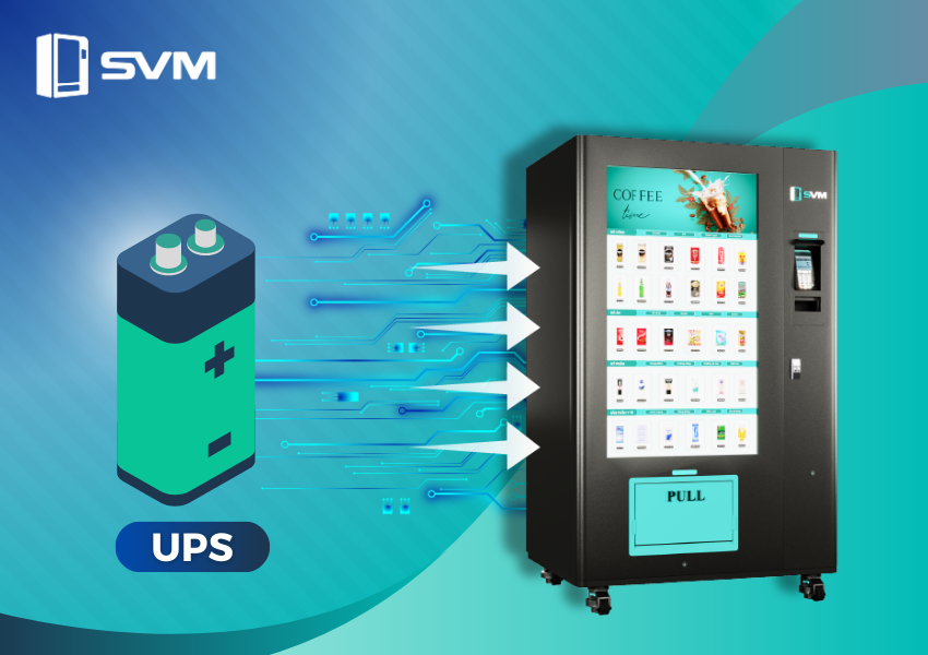 Hệ thống lưu điện thông minh Smart UPS trên máy bán hàng tự động