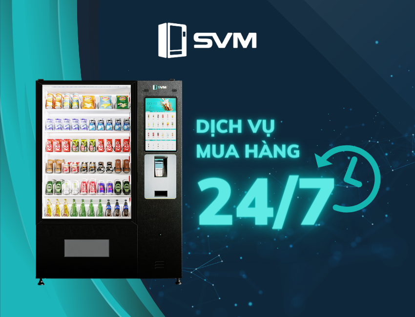 Máy bán hàng tự động thông minh mua hàng 247