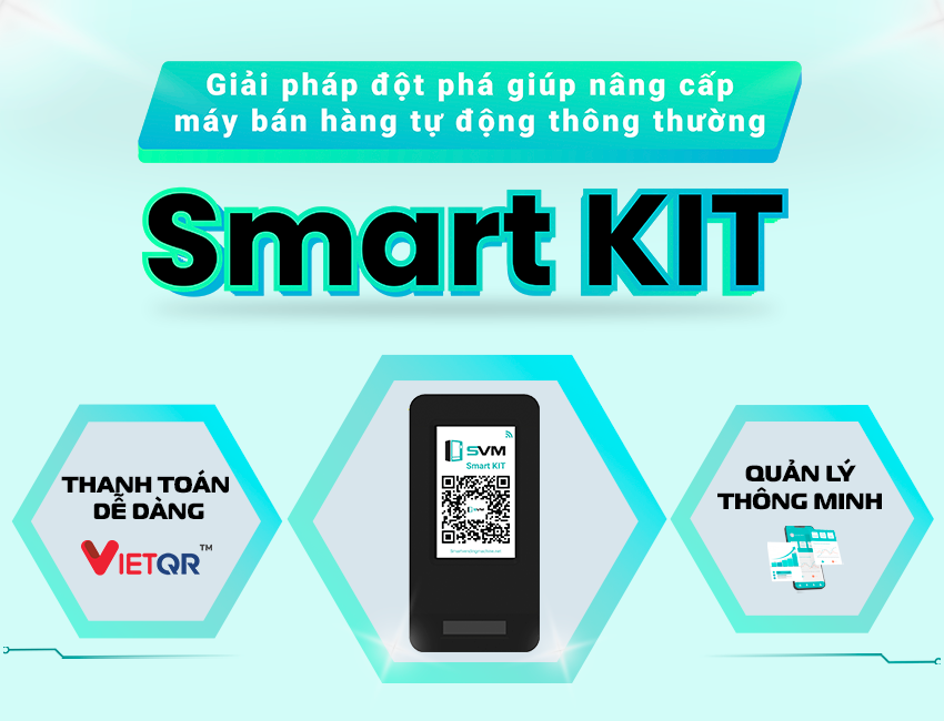 Smart KIT biến máy bán hàng tự động thông thường trở thành thông minh 01