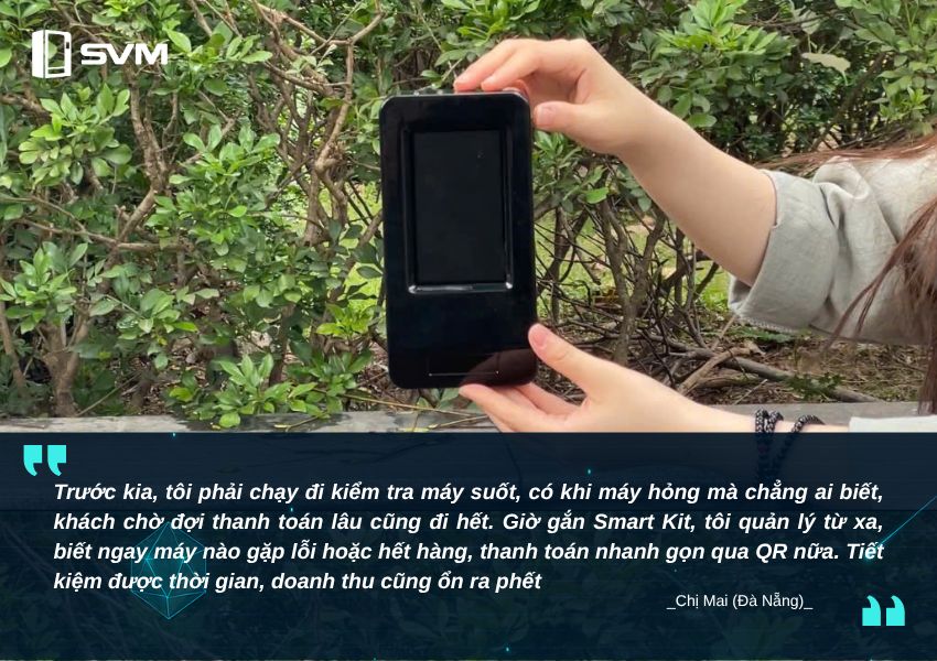 Các chủ đầu tư máy bán hàng tự động dành nhiều lời khen có cánh cho Smart Kit