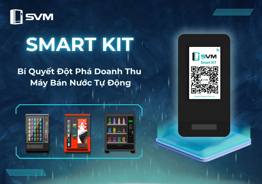 Smart Kit - Thiết bị nhỏ gọn giúp đột phá doanh thu máy bán nước tự động