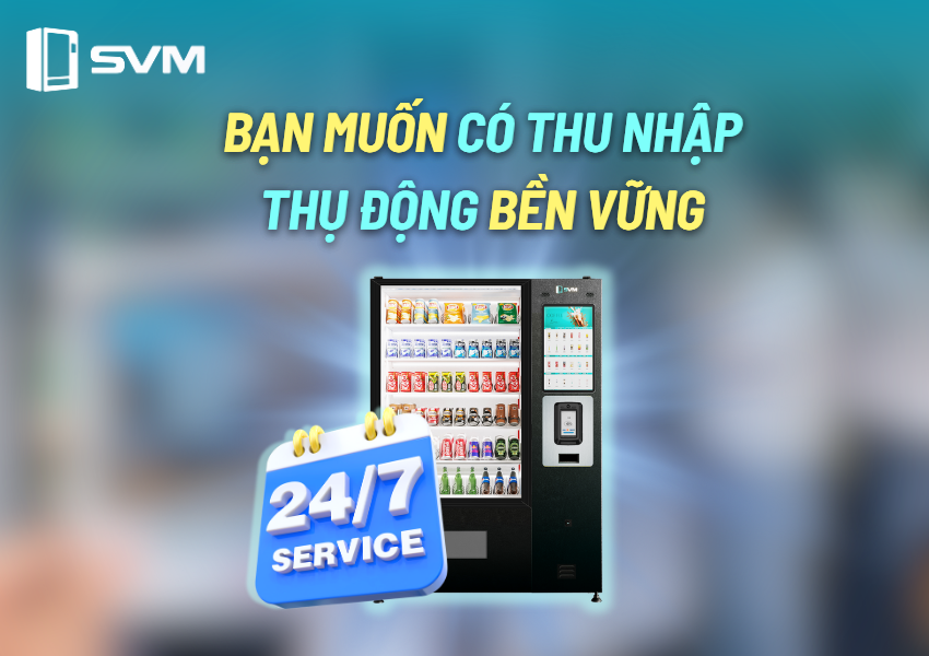 Dòng tiền chảy đều đặn 24/7 từ mô hình kinh doanh tự động.