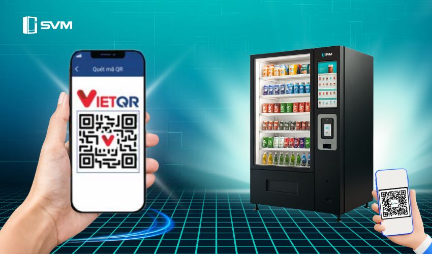 20250814 Máy bán hàng tự động SVM _ thanh toán QR tiện lợi, phù hợp với xu hướng