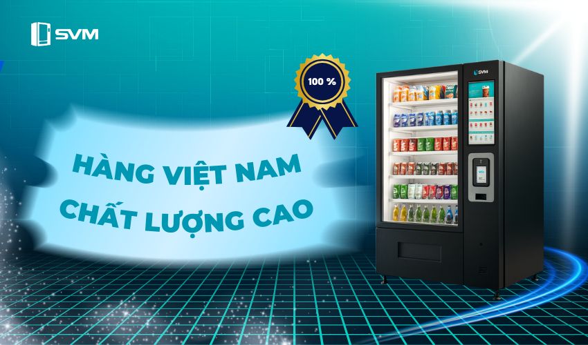 20250814 Máy bán hàng tự động được nghiên cứu và phát triển 100% từ phần cứng tới phần mềm bởi đội ngũ nhân viên dày dặn kinh nghiệm của SVM
